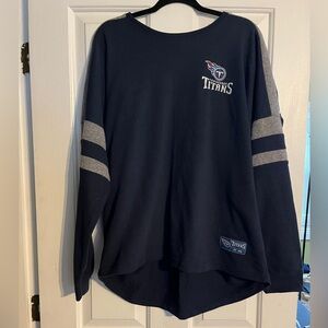NFL Titan Navy and Gray  Long Sleeve size xl